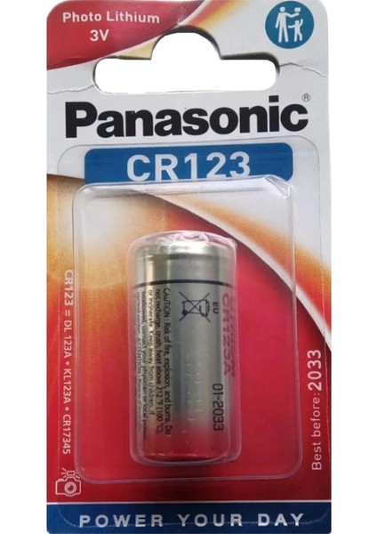 Panasonic CR123AL/1B 3 Volt Lityum CR123 Tekli Fotoğraf Makinesi Pili fiyatları