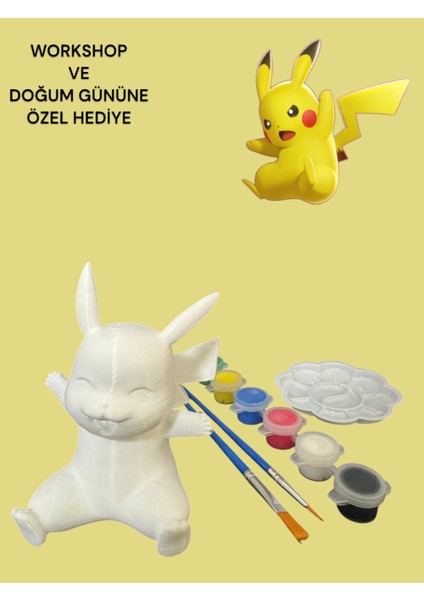 Pikachu 3D Figür