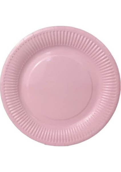 Marifetlerim - Pembe Macaron Karton Tabak 8 Adet