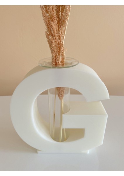 G Harfi Dekoratif Vazo 3D Doğa Dostu modelleri