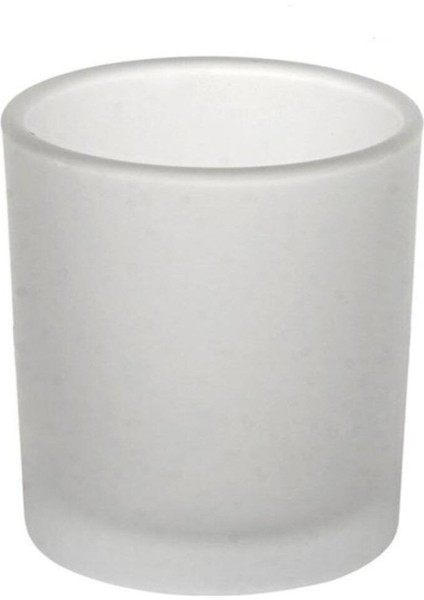 Buzlu Düz Cam Bardak - Doluma Uygun 8 cm