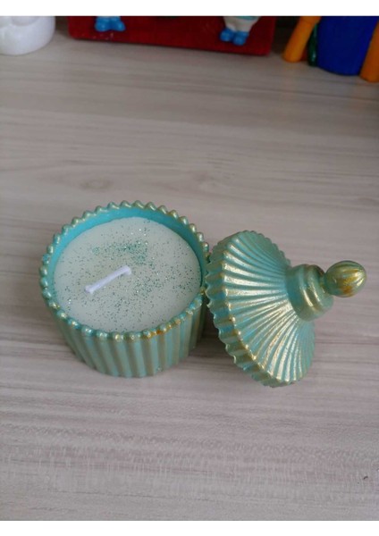 Kapaklı Mumluk Kokulu Mum