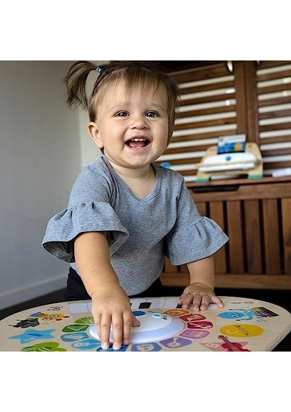 Einstein Zeki Besteci Ayarlama Masası Sihirli Dokunuş Elektronik Ahşap Aktivite Yürümeye Başlayan Oyuncak, 6 Aylık ve Üzeri