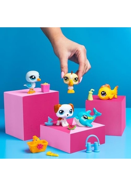 Pet Shop Minişler 5'li Figür Seti S1 - Minişler Tatilde