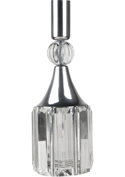 Balca Kristal Taşlı Mumluk Krom fiyatları