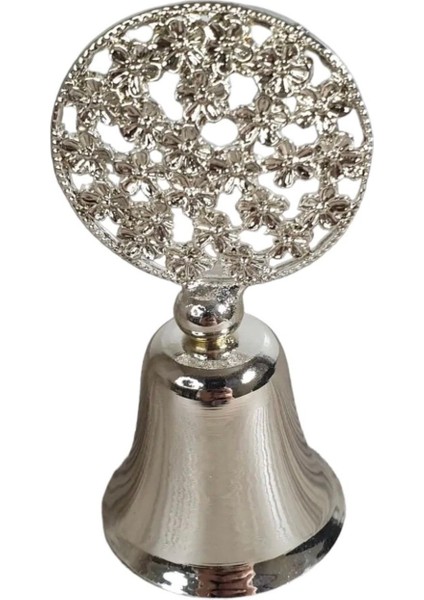 Çiçekli Çan Mum Söndürücü-Gümüş modelleri