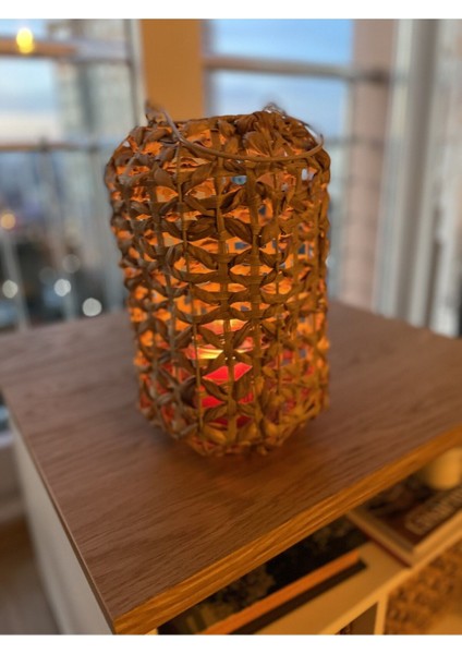 Dekoratif Naturel Fener 32 cm