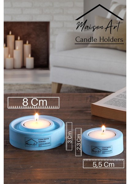 Holder | 2'li Set Mumluk | Tea Light Mumluk Seti | Dekoratif Şamdan Mumluk fiyatları