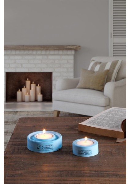 Holder | 2'li Set Mumluk | Tea Light Mumluk Seti | Dekoratif Şamdan Mumluk modelleri