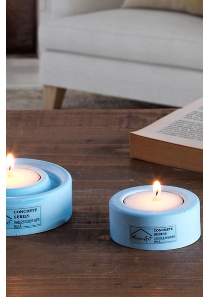 Holder | 2'li Set Mumluk | Tea Light Mumluk Seti | Dekoratif Şamdan Mumluk fırsatları