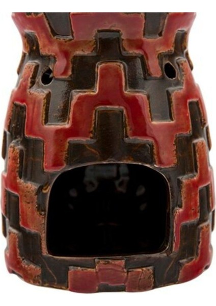 Silim Seramik Kırmızı Mumluk 10 x 14 cm AK.FU0011 modelleri