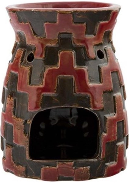 Silim Seramik Kırmızı Mumluk 10 x 14 cm AK.FU0011 fırsatları