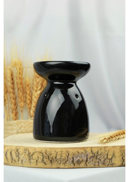 Buhurdanlık Tütsülük Seramik Konik Siyah fiyatları