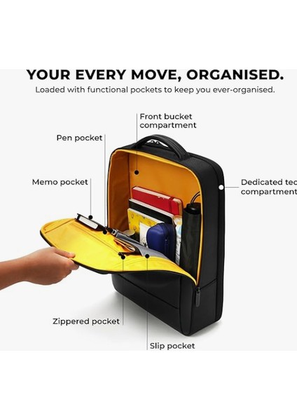 The Element Sırt Çantası 17L Premium Naylon 15.6" Dizüstü Bilgisayar Sırt Çantası