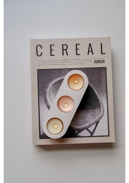 Dekoratif 3’lü Tealight Beton Mumluk