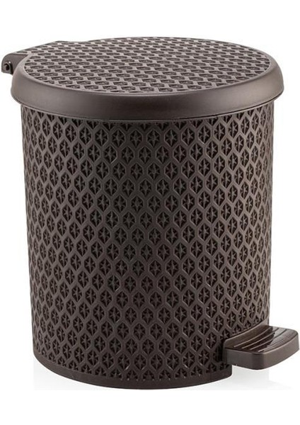 SY-4313 Safir Plastik Pedallı Çöp Kovası 3,5 lt