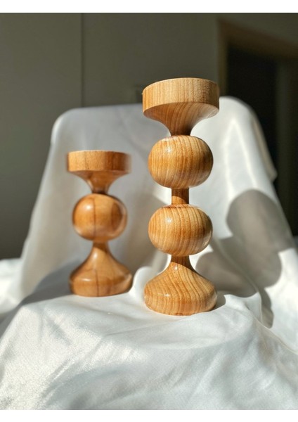 2li Ahşap Mumluk fiyatları