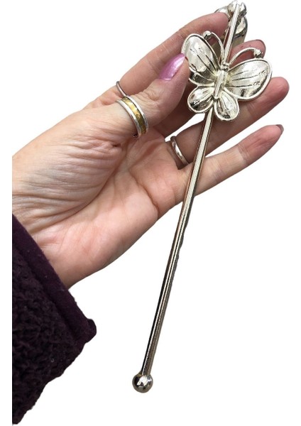 Kelebekli Mum Söndürücü-Gümüş fiyatları