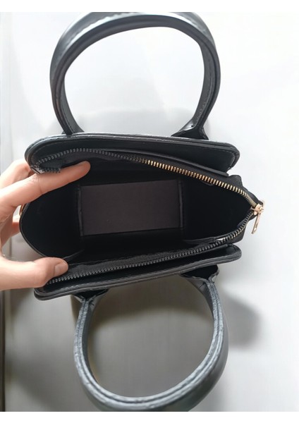 Siyah - Kare Mat Baget Kol , Omuz Çanta modelleri