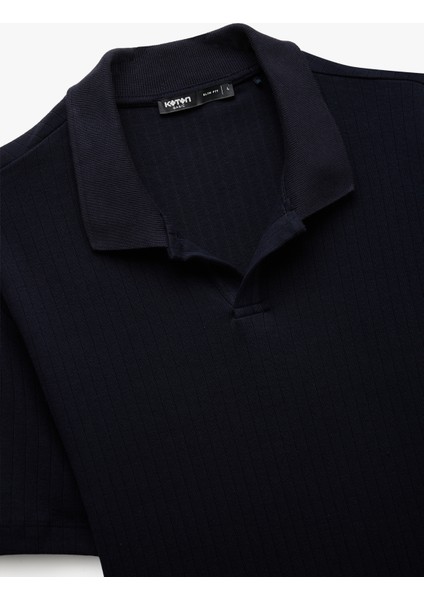 Kısa Kollu Pamuklu Slim Fit Polo Yaka Tişört modelleri