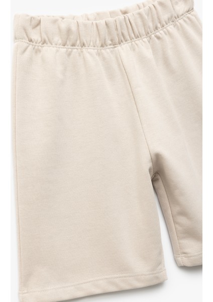 Pamuklu Beli Lastikli Basic Şort modelleri