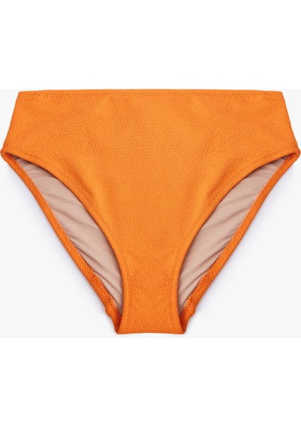 Astarlı Yüksek Bel Dokulu Bikini Altı