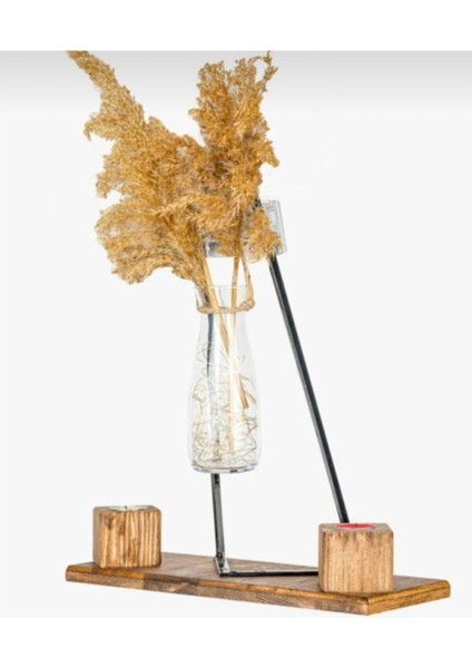 Camlı Ledli Masa Üstü Dekoratif Mumluk fiyatları