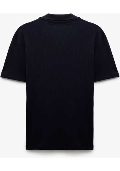 Kısa Kollu Pamuklu Slim Fit Polo Yaka Tişört