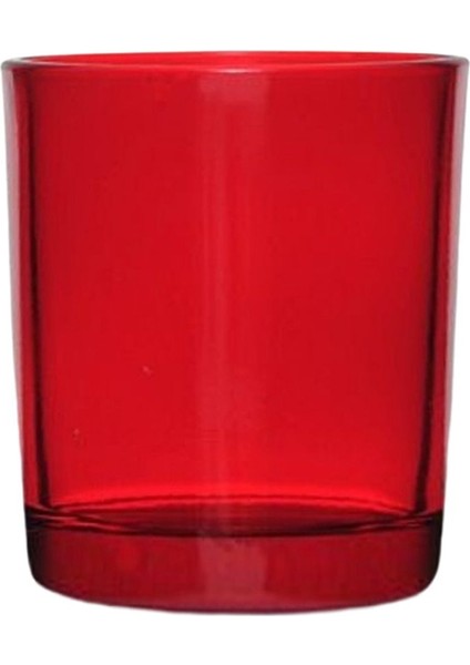 Kırmızı Transparan Cam Bardak Mumluk - Doluma Uygun 405 indirimleri