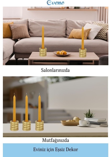 Dekoratif Mumluk Tealight Mumluk Şamdan Mumluk 3 Lü Şamdan Model 27 fırsatları