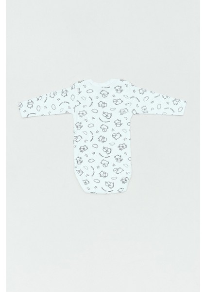 Kuzu Baskılı Unisex Çocuk Zıbın