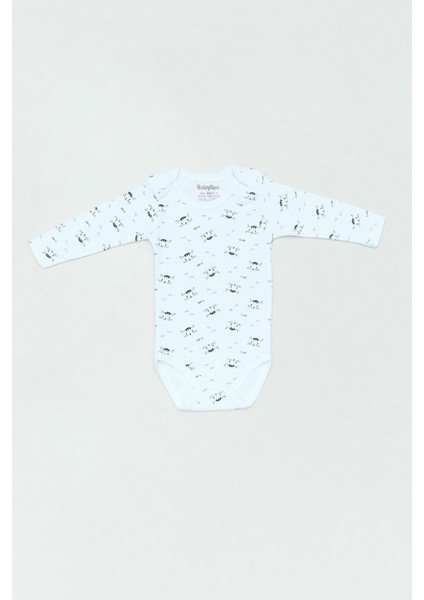 Kedi Baskılı Unisex Çocuk Zıbın