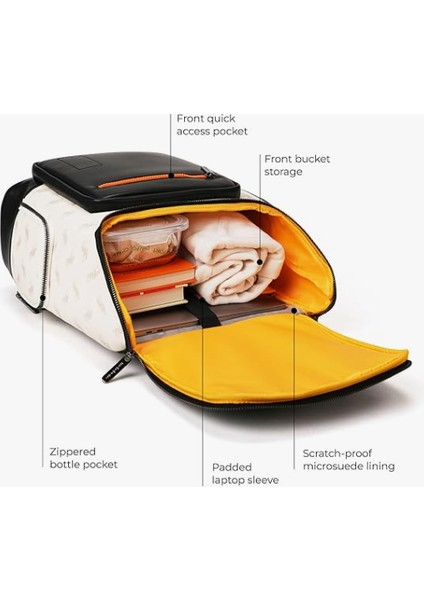 Hovercraft Sırt Çantası Suya Dayanıklı 15.6" Dizüstü Bilgisayar Çantası Bagaj Kılıfı ile Iş, Seyahat ve Günlük Kullanım Için