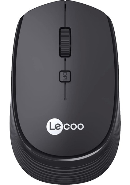 Lenovo Lecoo WS202 1600 Dpı 4 Tuşlu Siyah Kablosuz Mouse