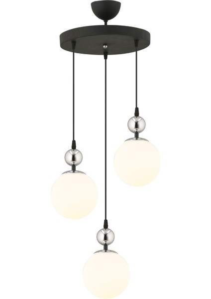Nisan 3 Lü Modern (Beyaz Camlı) Salon Mutfak Hol Yatak Odası Avize fiyatları