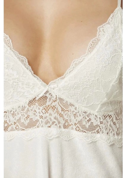 Pierre Cardin 845 Kadife Saten Gecelik