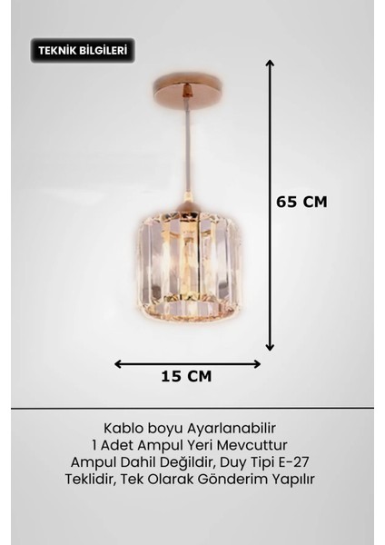 Stylish Kristal Modern Dekoratif Mutfak Yatak Odası Koridor Salon Oda Hol Antre Şık Gold Tekli Aviz fiyatları
