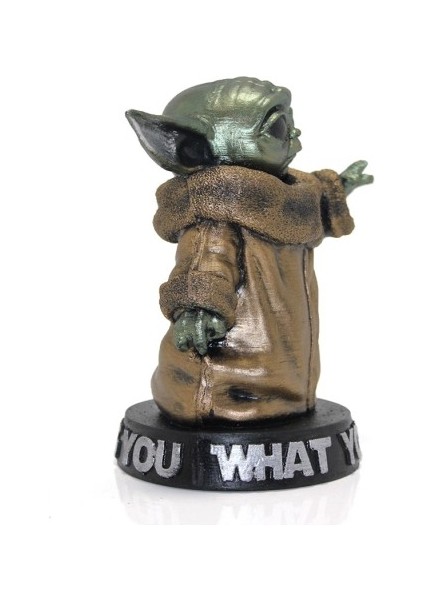 Büro Ev Ofis Dekoru Için Baby Yoda Büst