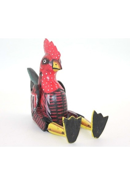 Büro Ev Ofis Dekoru Için Ahşap Sallanan Hayvan Figürü