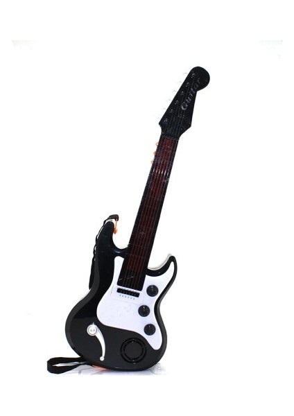 Büro Ev Ofis Dekoru Için Müzikli Ledli Gitar Objesi