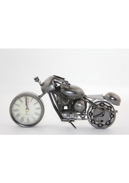 Büro Ev Ofis Dekoru Için Metal Motorlu Tasarım Masa Saatli