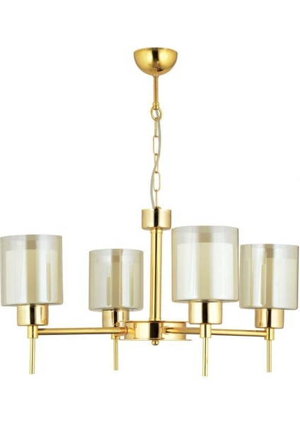 Cemre 4 Lü Gold Modern Yatak Odası Salon Avize indirimleri