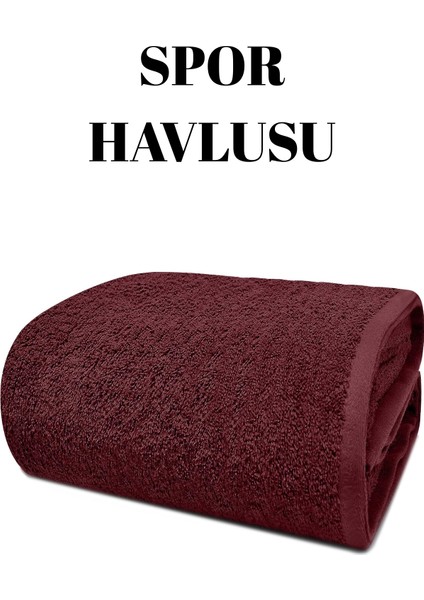 Pamuk Spor Havlusu (30 x 90 cm ) - Baş, Kafa ve Vücut Için, Yüksek Emici ve Ultra Yumuşak