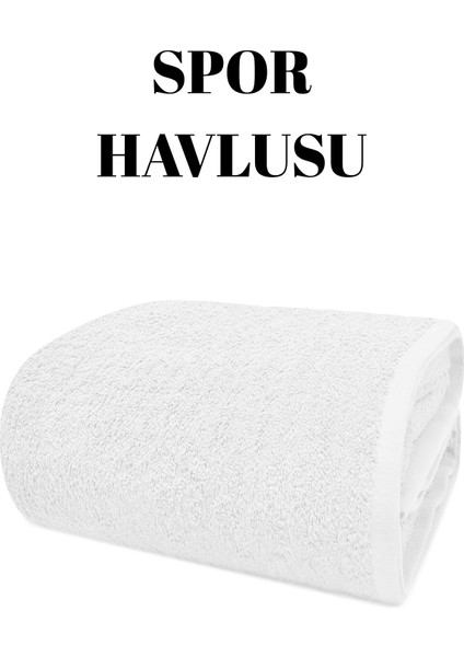 Pamuk Spor Havlusu (30 x 90 cm ) - Baş, Kafa ve Vücut Için, Yüksek Emici ve Ultra Yumuşak