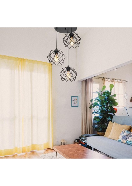 Koza 3lü Çember Sarkıt Salon-Oturma Odası-Çocuk Odası-Yatak Odası-Yemek Odası-Antre-Mutfak