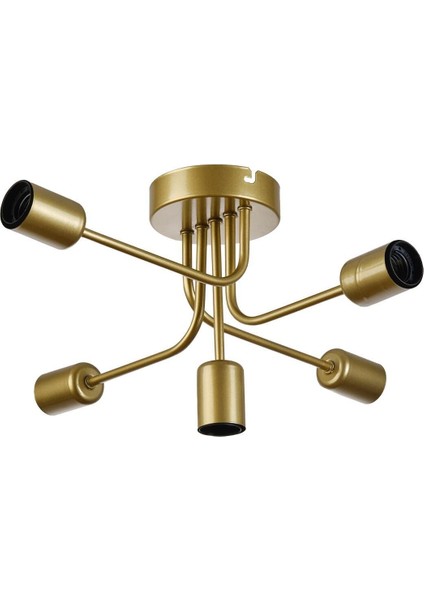 Pony Modern Tasarım Salon Mutfak Yatak Odası Eskitme Renk 5 Li Avize fiyatları