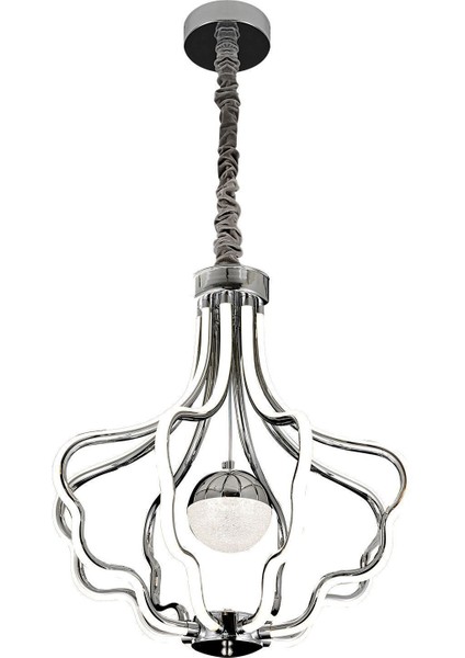 Camelia Krom Kaplama 3 Renkli 50 Watt Ledli Modern Tasarım Oturma Odası,genç Odası,yatak Odası,salo