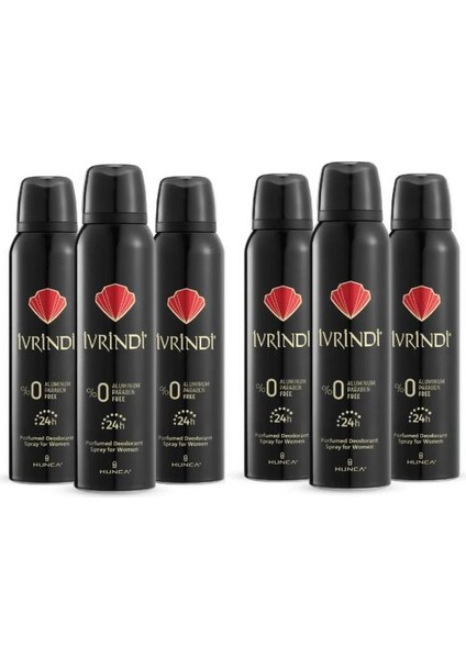 Ivrindi Bayan Deodorant 150 ml 6 Adet