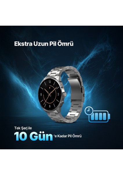 Tempus Pro S 45MM Amoled Ekranlı Yuvarlak Metal Kasa 2SW08