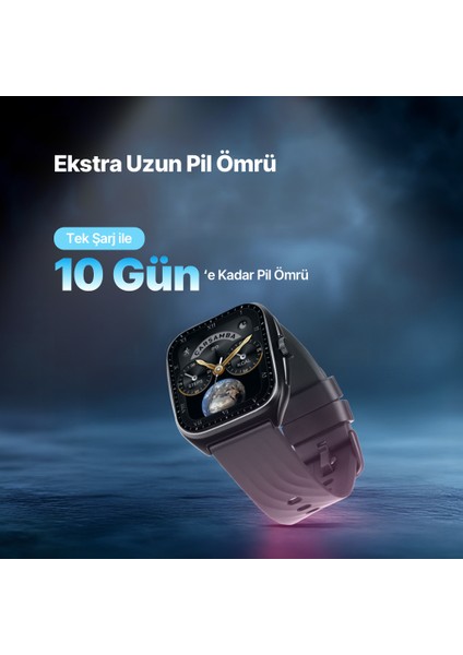 Tempus Pro 47MM Kavisli Amoled Ekranlı Dikdörtgen Alüminyum Kasa 2SW07